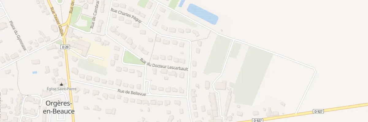 Plan du 6 Rue du Doc Lescarbault à Orgères-en-Beauce