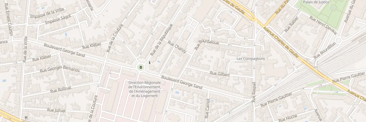 Plan du 46 Rue Bourdaloue à Châteauroux