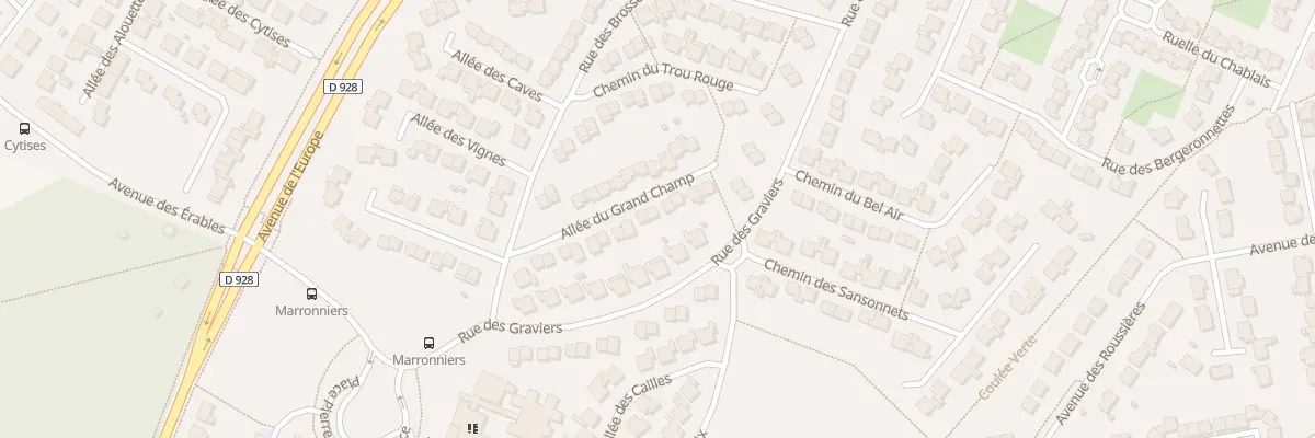 Plan du 22 All du Grand Champ à Magnanville