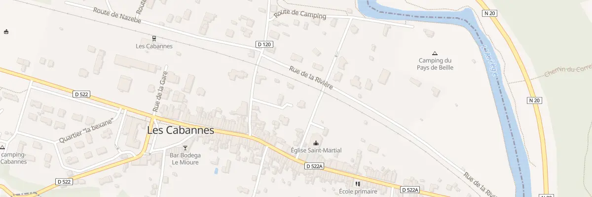 Plan du 238 Village aux Cabannes