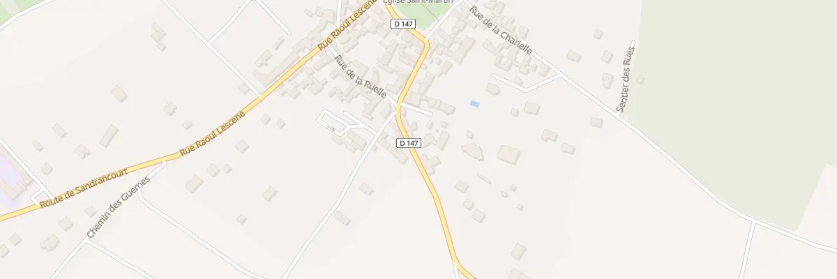 Plan du 75 Grande Cour à Saint-Martin-la-Garenne
