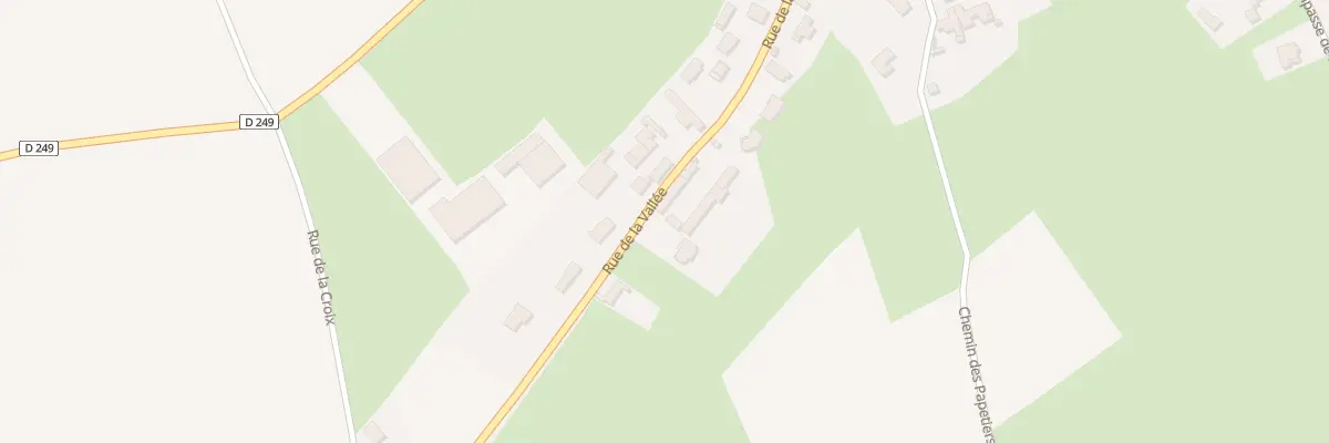 Plan du 453 Rue de la Vallée à Audembert