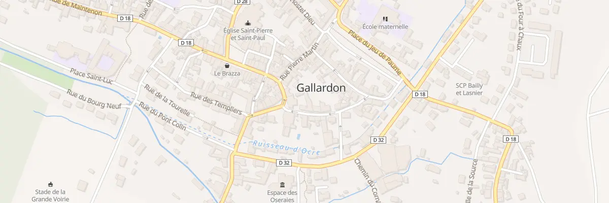 Plan du 3 Rue Basse du Bardet à Gallardon