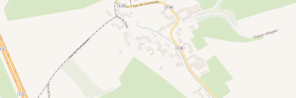 Plan du 9 Rue du Pont à Tubersent