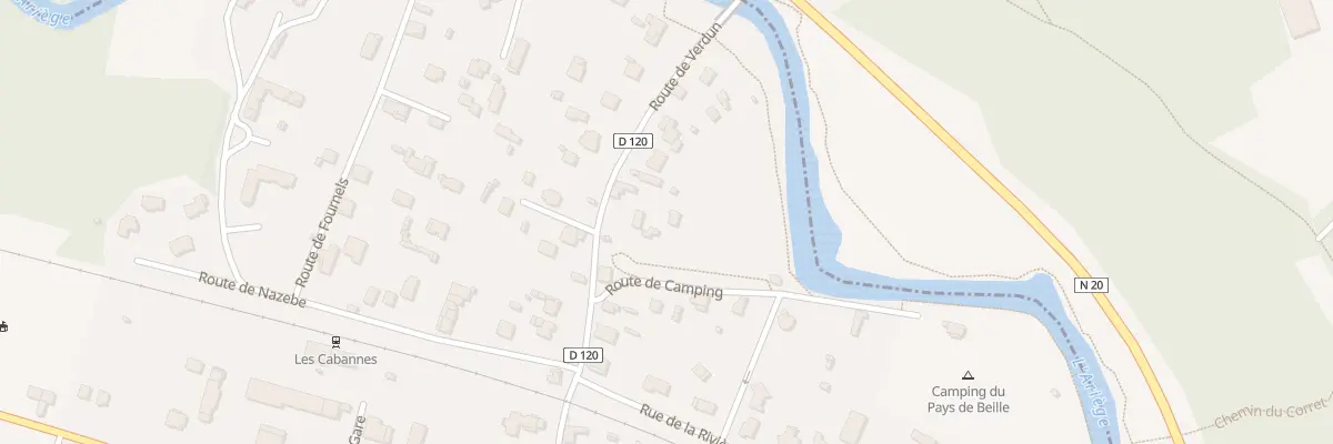Plan du 3 Rte de Verdun aux Cabannes