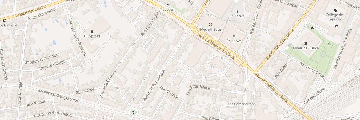 Plan du 45 Rue de la République à Châteauroux