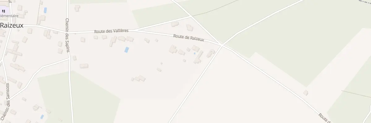 Plan du 26B Rte des Vallières à Raizeux