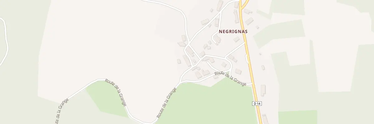 Plan du 5042 Negrignas à Augne