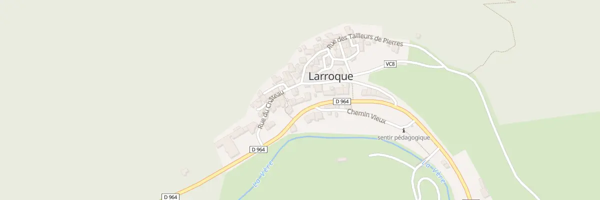 Plan du 5009 Rue Ancien Relais de Poste à Larroque