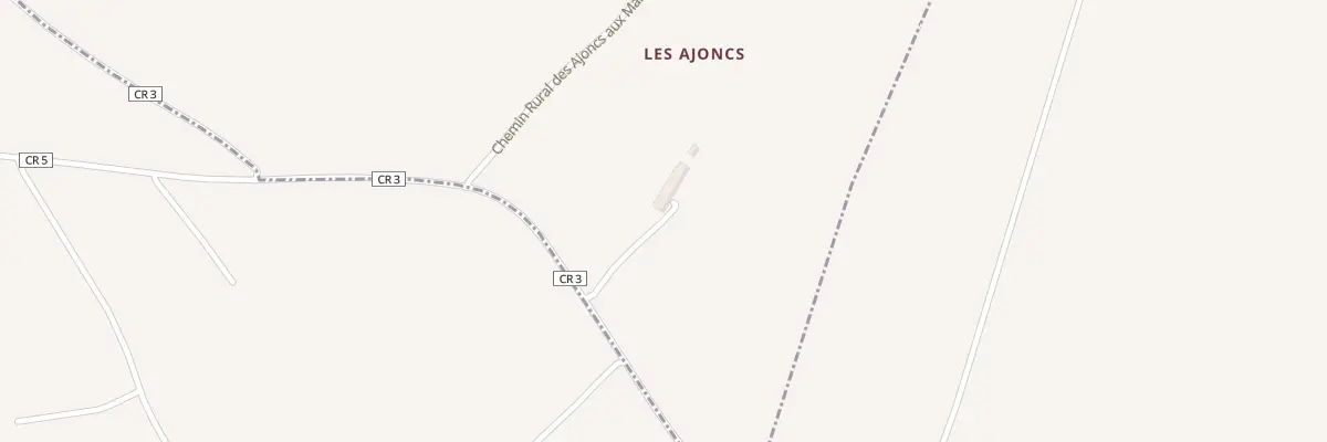 Plan du 25 Che des Ajoncs à Sembleçay