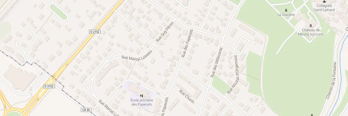 Plan du 6 Rue des Papecets à Meung-sur-Loire