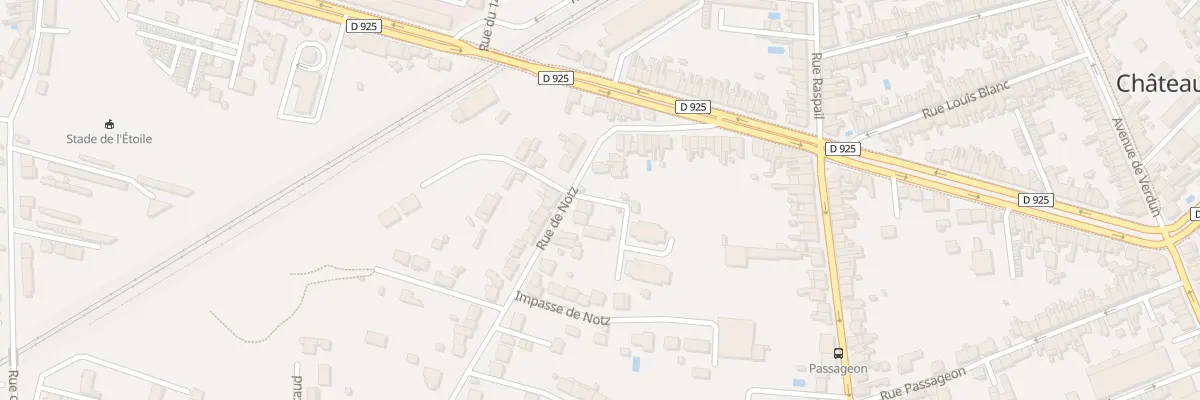 Plan du 29 Rue de Notz à Châteauroux