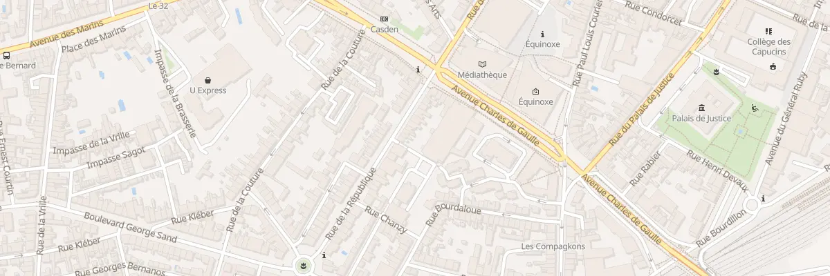 Plan du 41 Rue de la République à Châteauroux