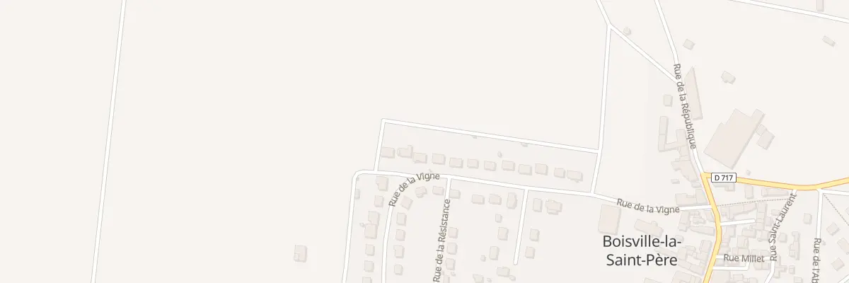 Plan du 15B Rue de la Vigne à Boisville-la-Saint-Père