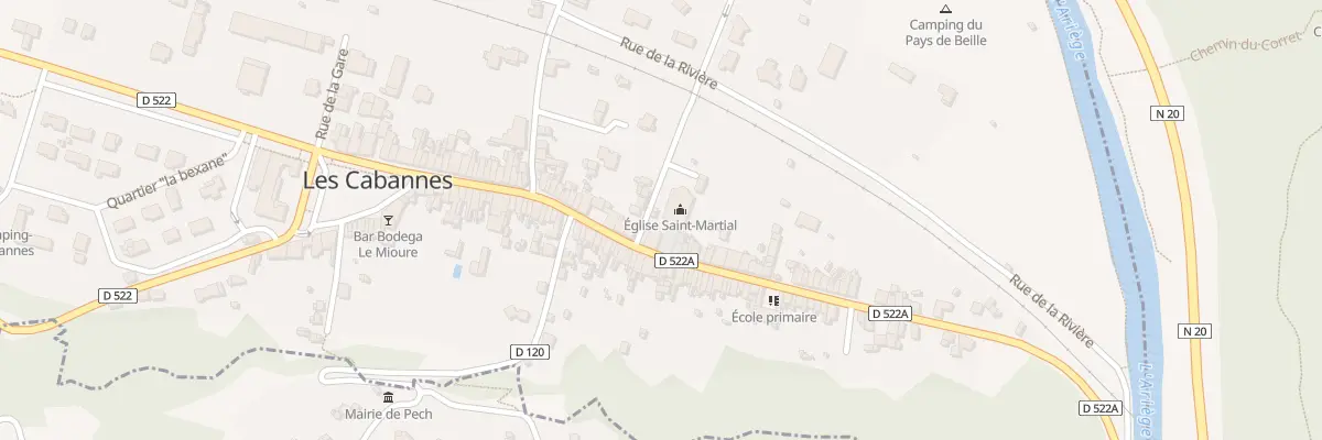 Plan du 73 Rue Principale aux Cabannes