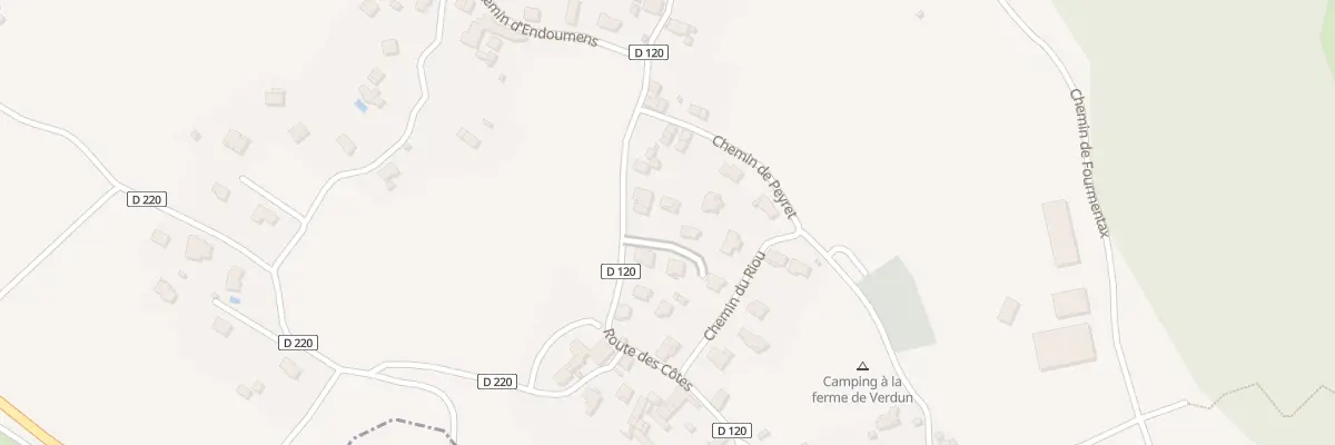 Plan du 44 Rte des Côtes à Verdun