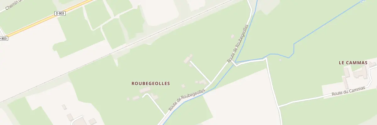 Plan du 442 Rte de Roubegeolles à Vayrac