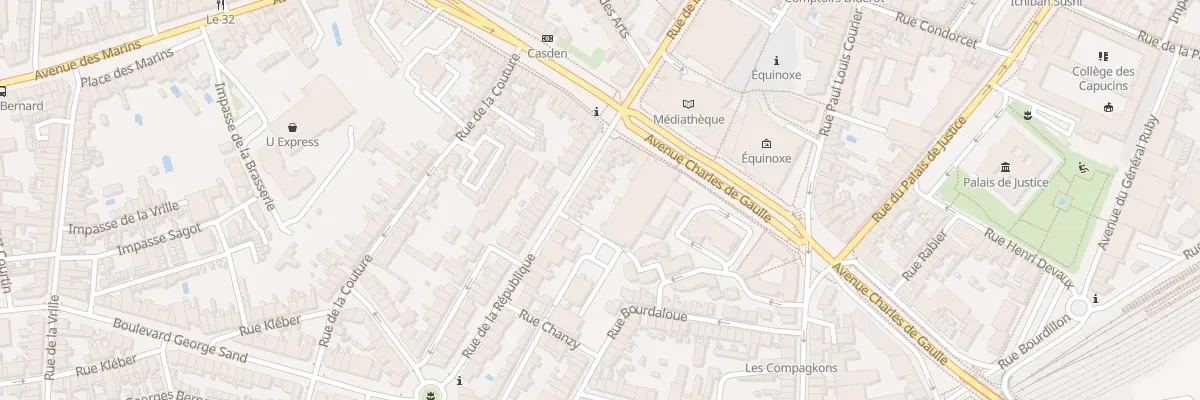 Plan du 37 Rue de la République à Châteauroux