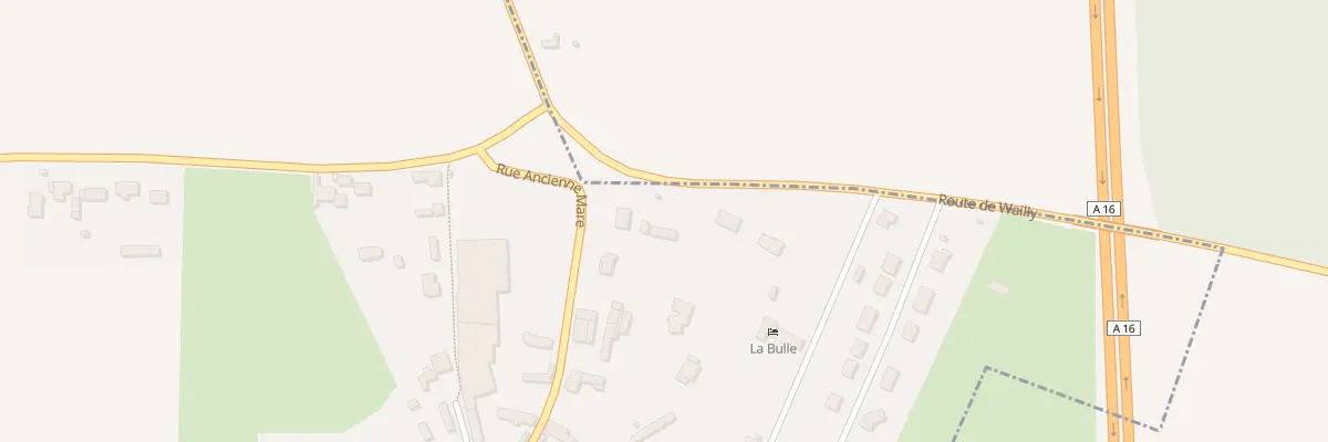 Plan du 74 Rte de Wailly à Verton