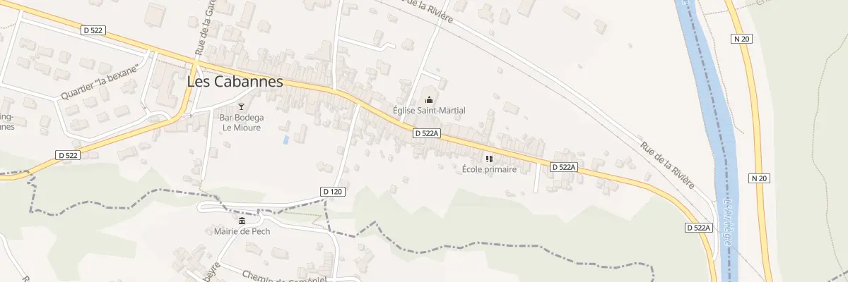 Plan du 76 Rue Principale aux Cabannes