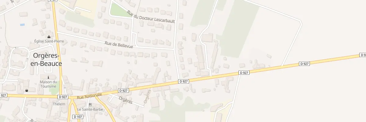 Plan du 6 Rue de Bellevue à Orgères-en-Beauce