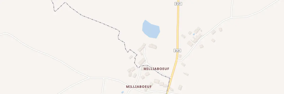 Plan du 6 Milliaboeuf à Bouesse