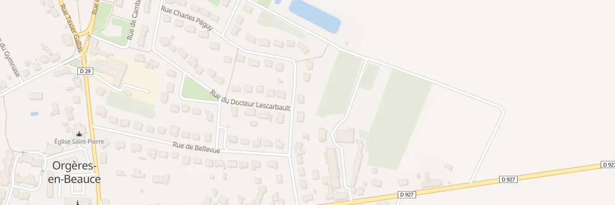 Plan du 4 Rue du Doc Lescarbault à Orgères-en-Beauce
