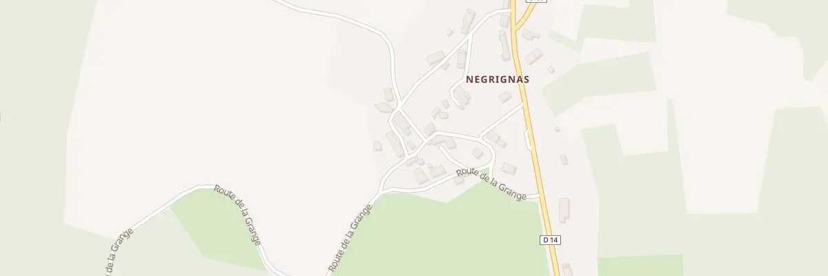 Plan du 5036 Negrignas à Augne