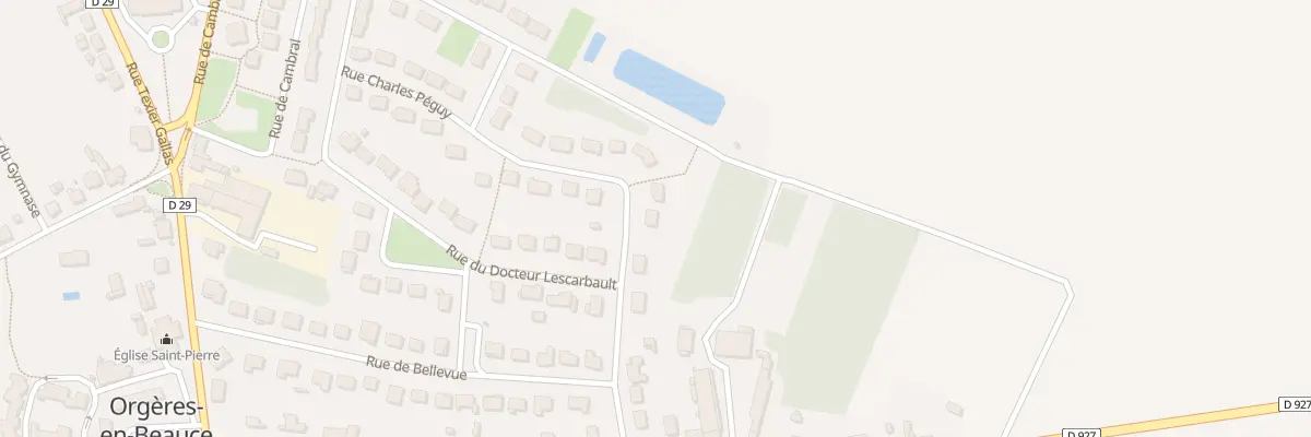 Plan du 2 Rue Charles Peguy à Orgères-en-Beauce