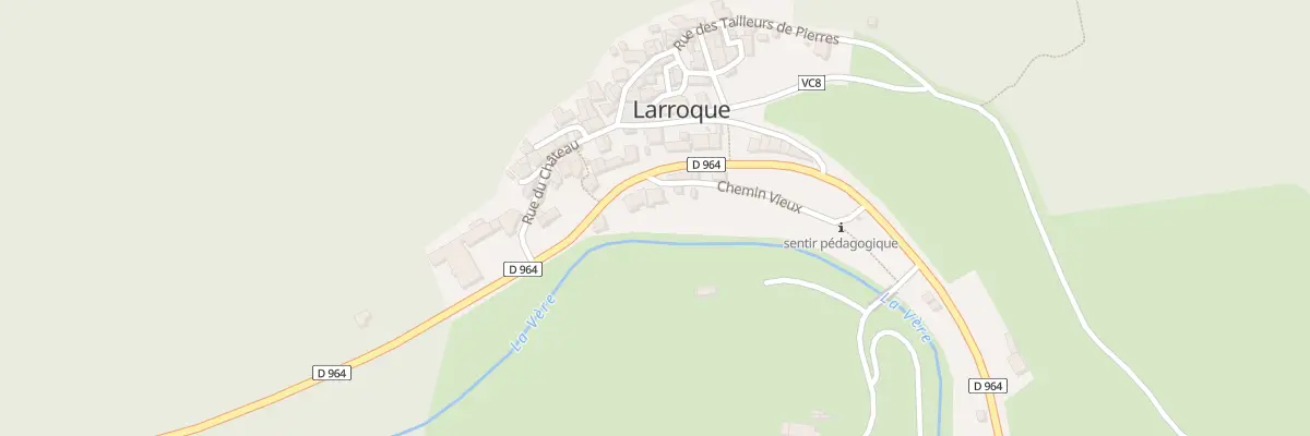 Plan du 3 Vc Chemin Vieux à Larroque