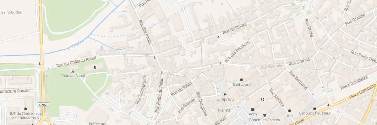 Plan du 7 Rue des Notaires à Châteauroux