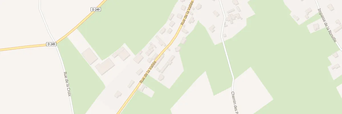 Plan du 419 Rue de la Vallée à Audembert