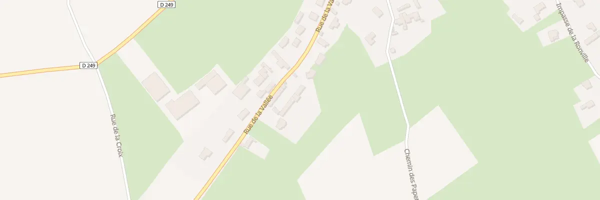 Plan du 429 Rue de la Vallée à Audembert