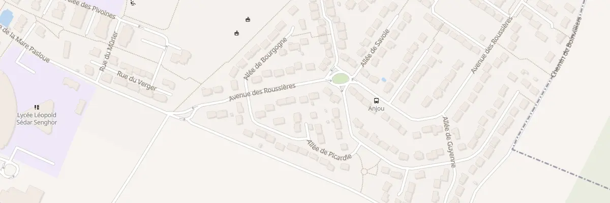 Plan du 88 Av des Roussières à Magnanville