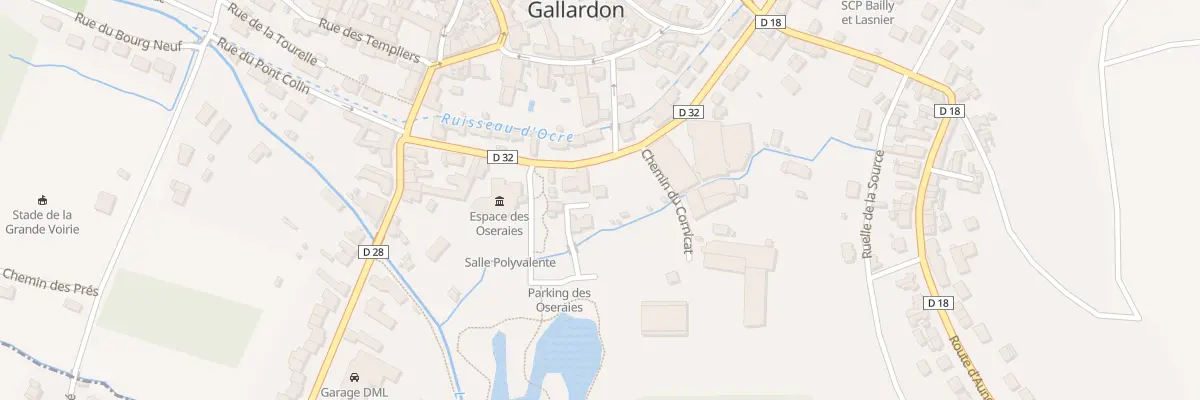 Plan du 25 Rue Guy Pouille à Gallardon