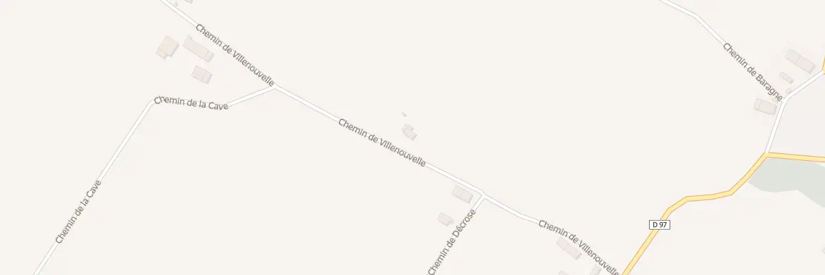 Plan du 3A Che de Villenouvelle à Montgaillard-Lauragais