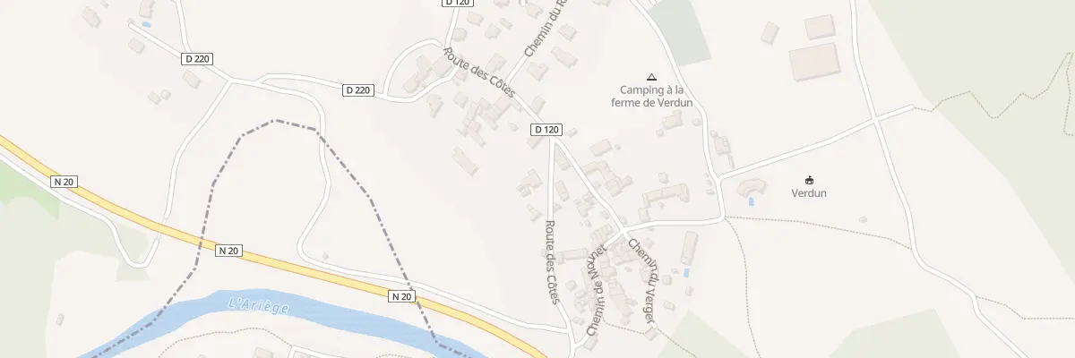 Plan du 5 Rte des Côtes à Verdun