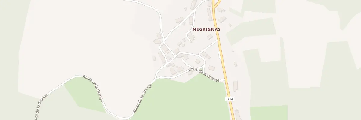 Plan du 5044 Negrignas à Augne
