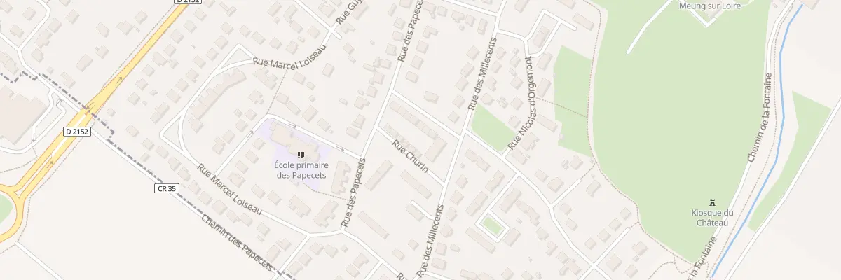 Plan du 3 Rue Raymond Piednoir à Meung-sur-Loire