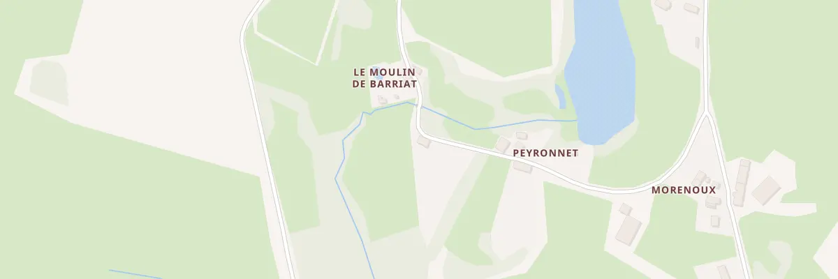 Plan du 6 Le Moulin de Barriat au Grand-Bourg