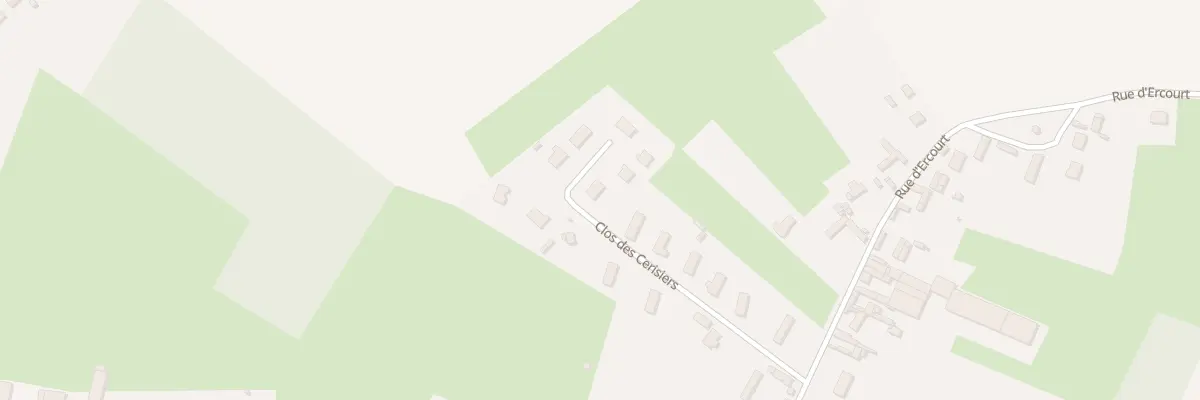 Plan du 12 Rue Clos des Cerisiers à Tours-en-Vimeu