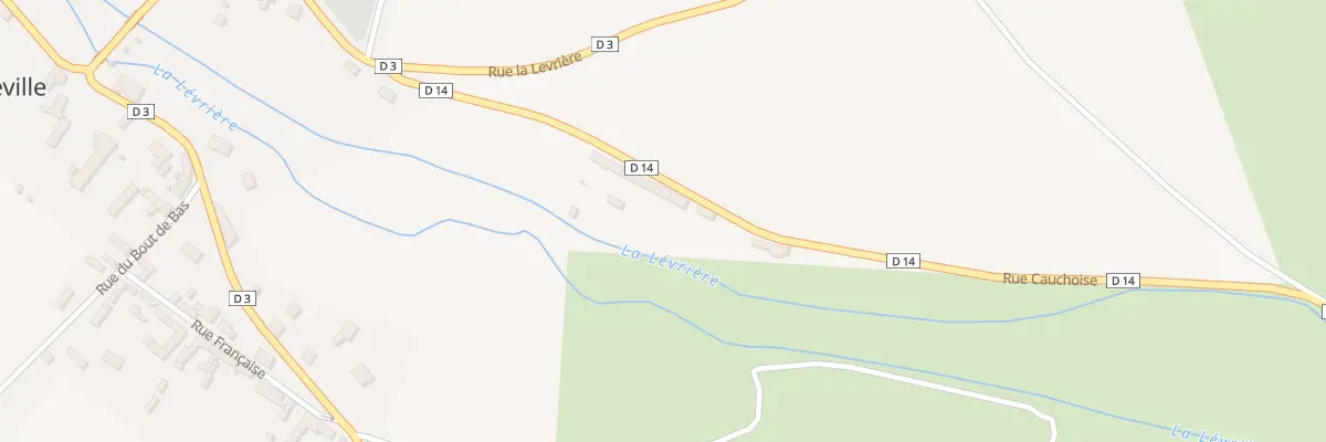 Plan du 3 Le Rouge Val à Mainneville