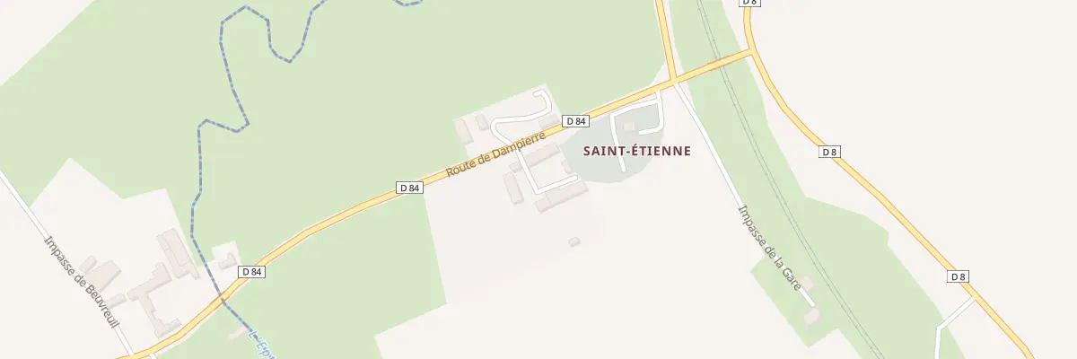 Plan du 1 Rte de Dampierre à Gancourt-Saint-Étienne