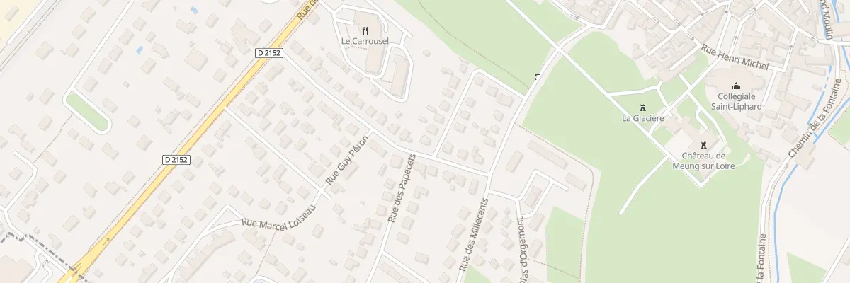 Plan du 14 Rue Gaston Douchement à Meung-sur-Loire