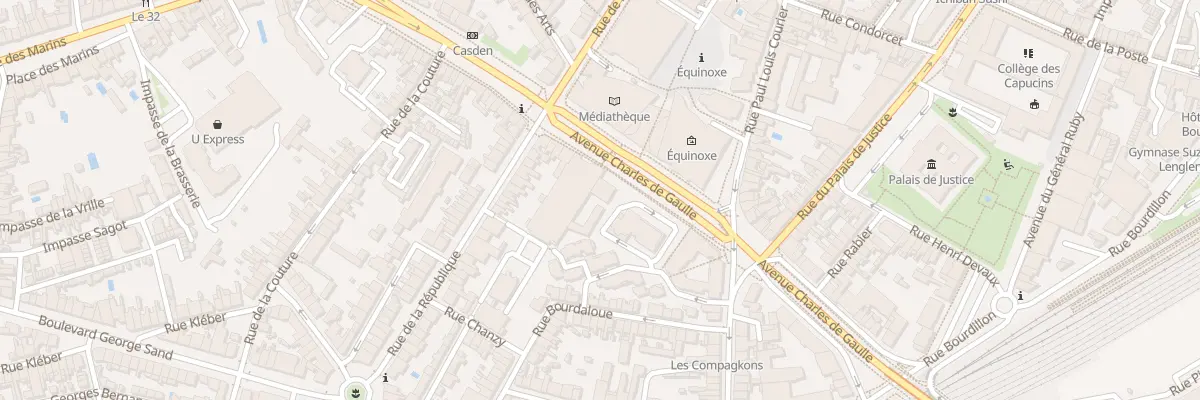 Plan du 88 Av Charles de Gaulle à Châteauroux