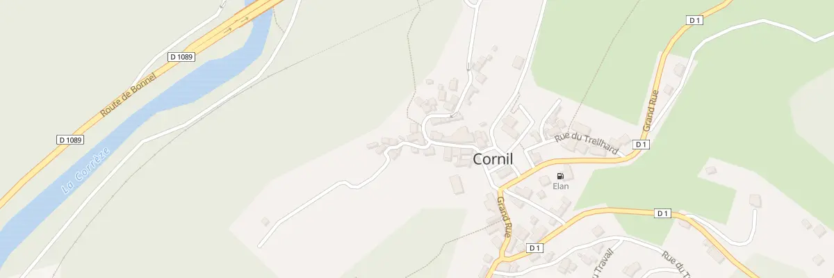 Plan du 1 Rue de l’Eglise à Cornil