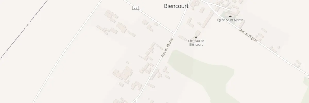 Plan du 8 Rue de l’Ecole à Biencourt