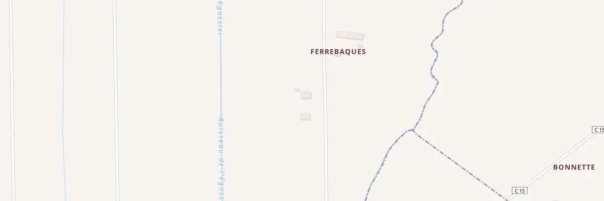 Plan du 523 Le Bosc à Verniolle
