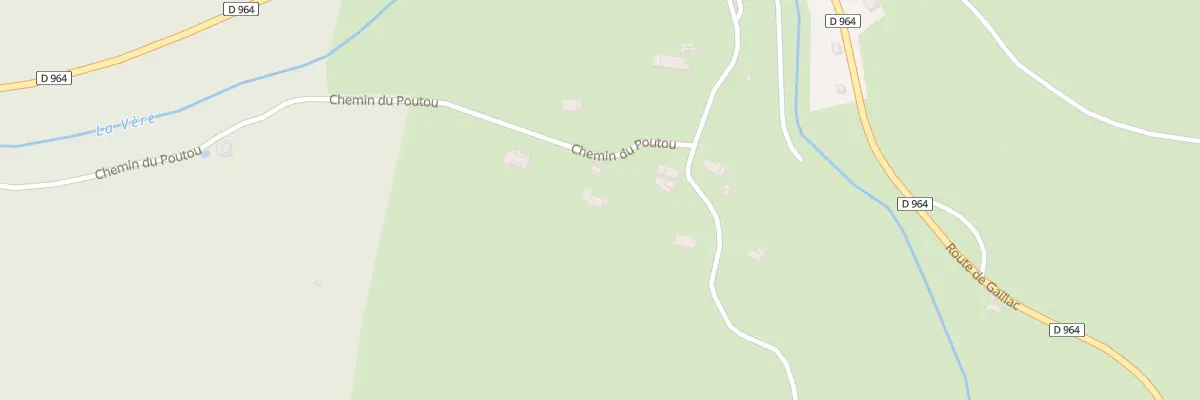 Plan du 63 Che du Poutou à Larroque