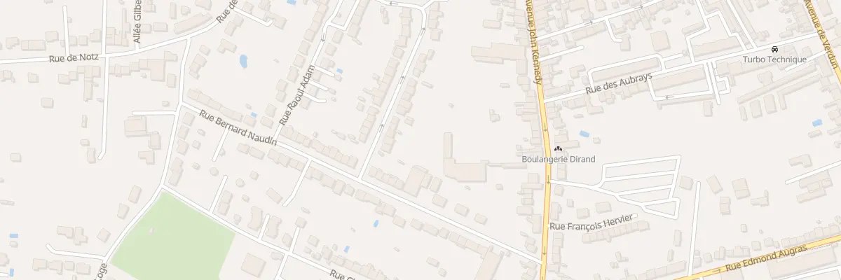 Plan du 8 Rue Raoul Adam à Châteauroux
